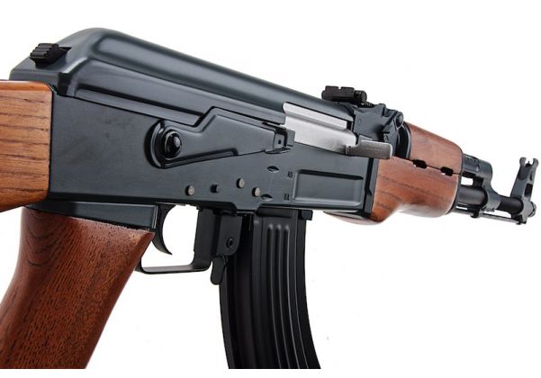CYMA AK47 エアソフト電動ガンライフル (メタルフレームとリアルウッド