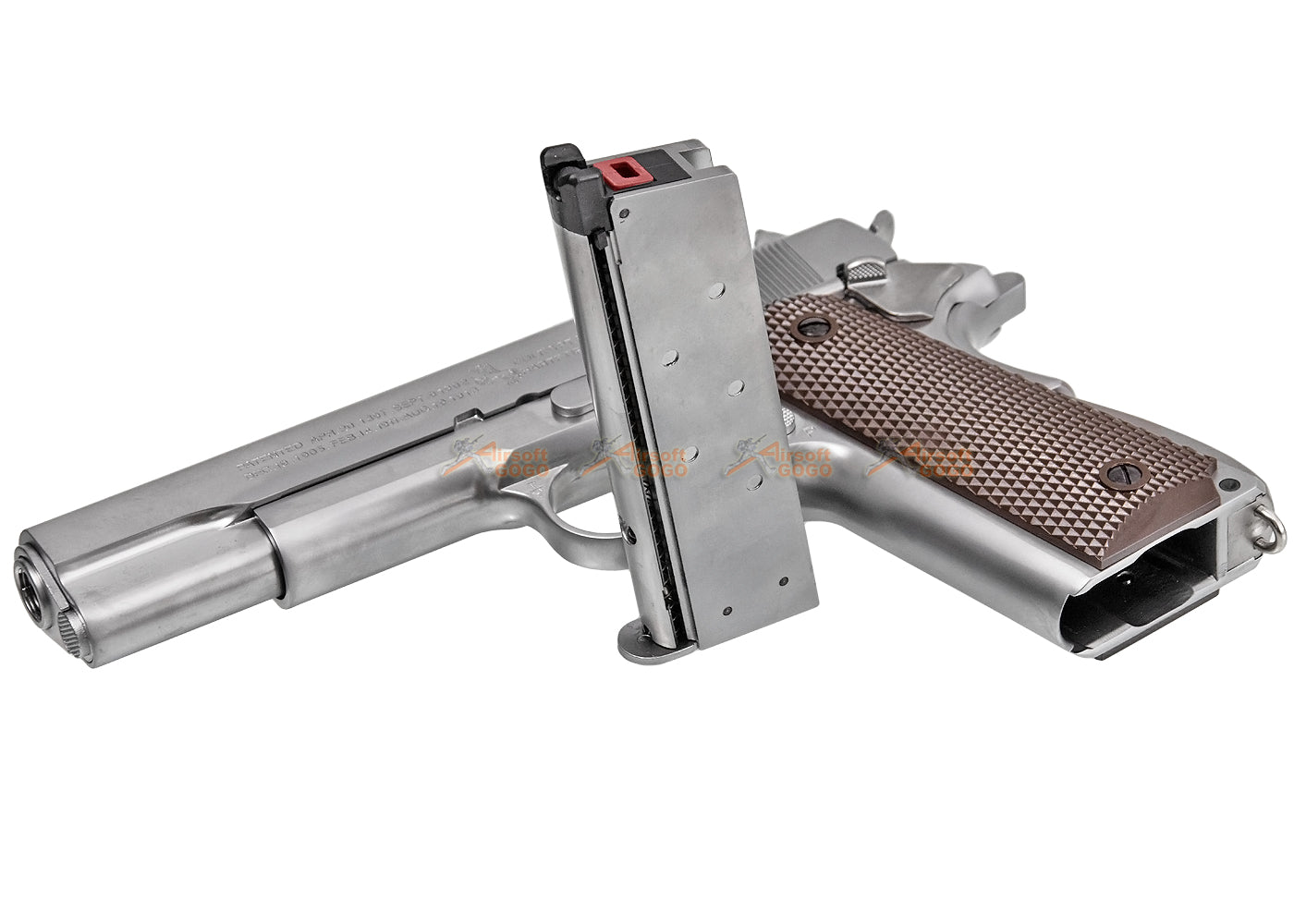 WE サイバーガン コルト1911 ガス ブローバック ( シルバー