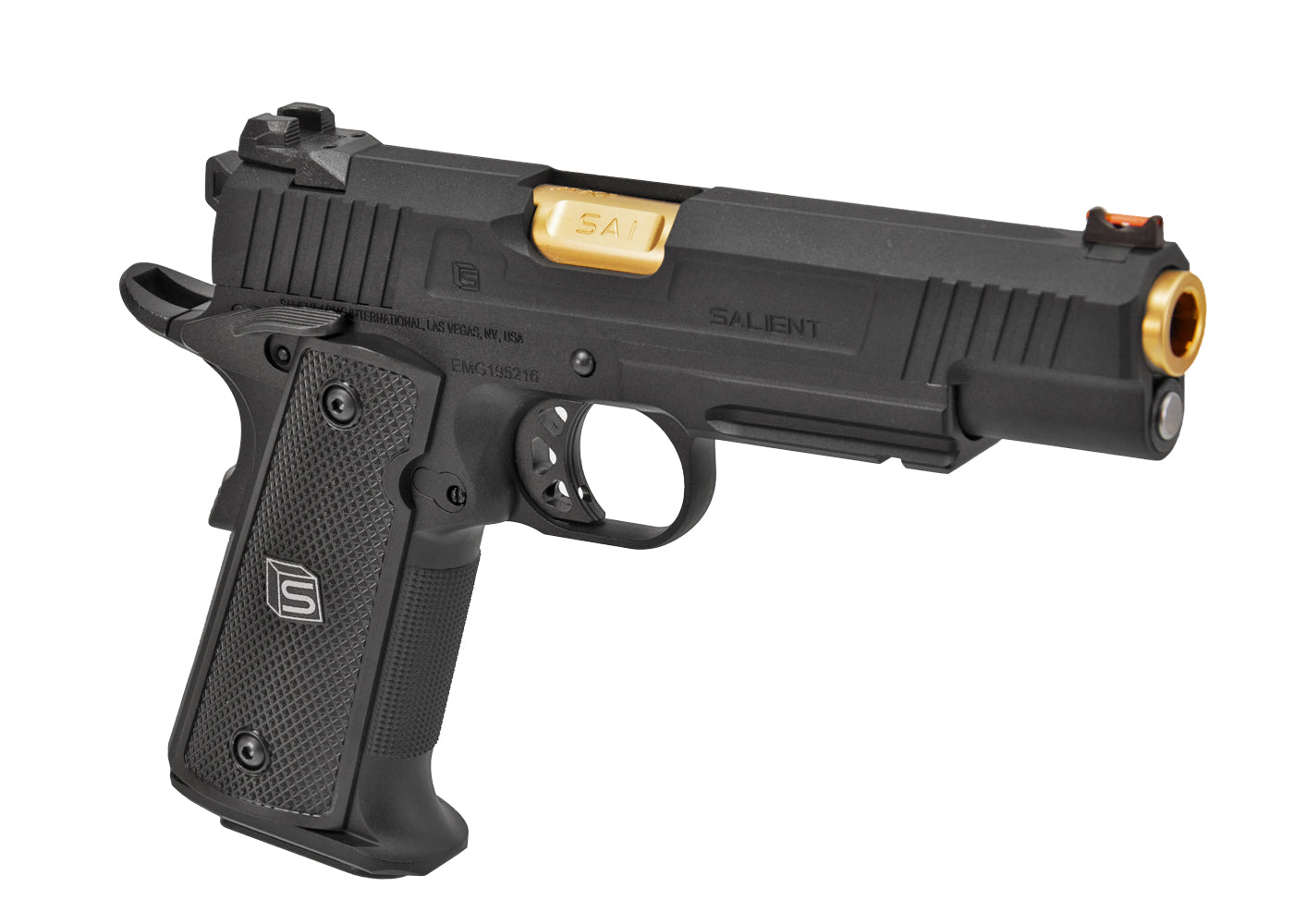EMG / SAI RED 1911 ガス ブローバック (ブラック) - AIRSOFT GOGO