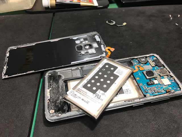Galaxy S9 SC-02K バッテリー交換 松本市本庄から | 松本でiPhone修理