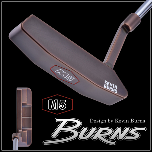 ケビンバーンズ M5スラントネックパター スモークオーロラブロンズ