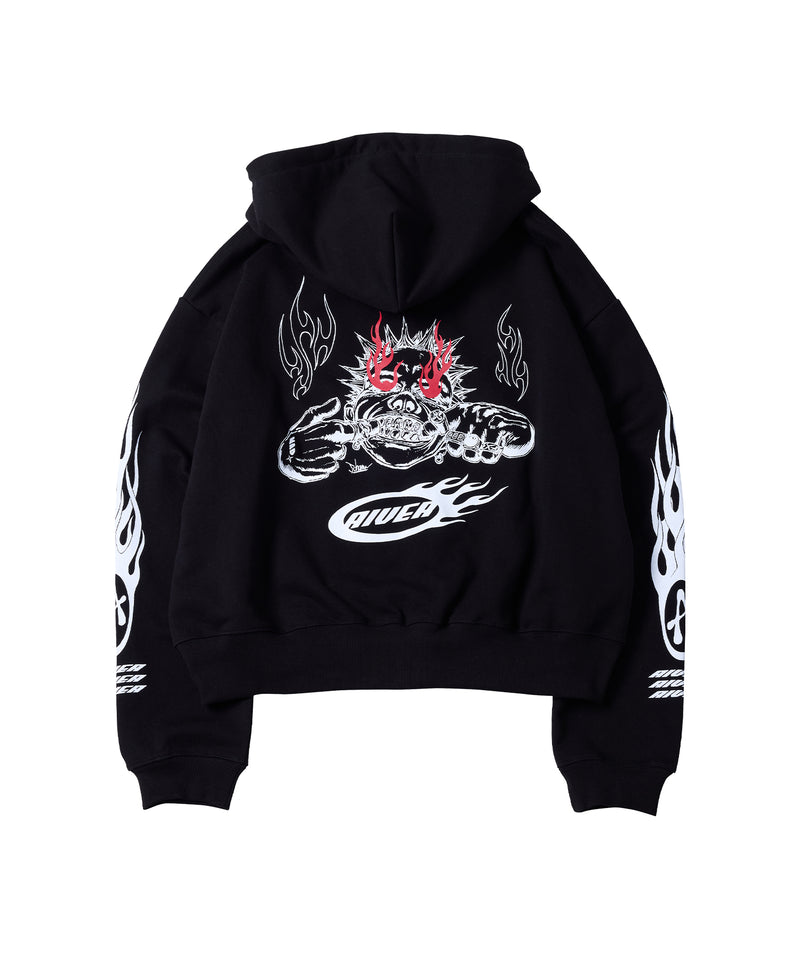 Johann×AIVER BOYダブルジップパーカー