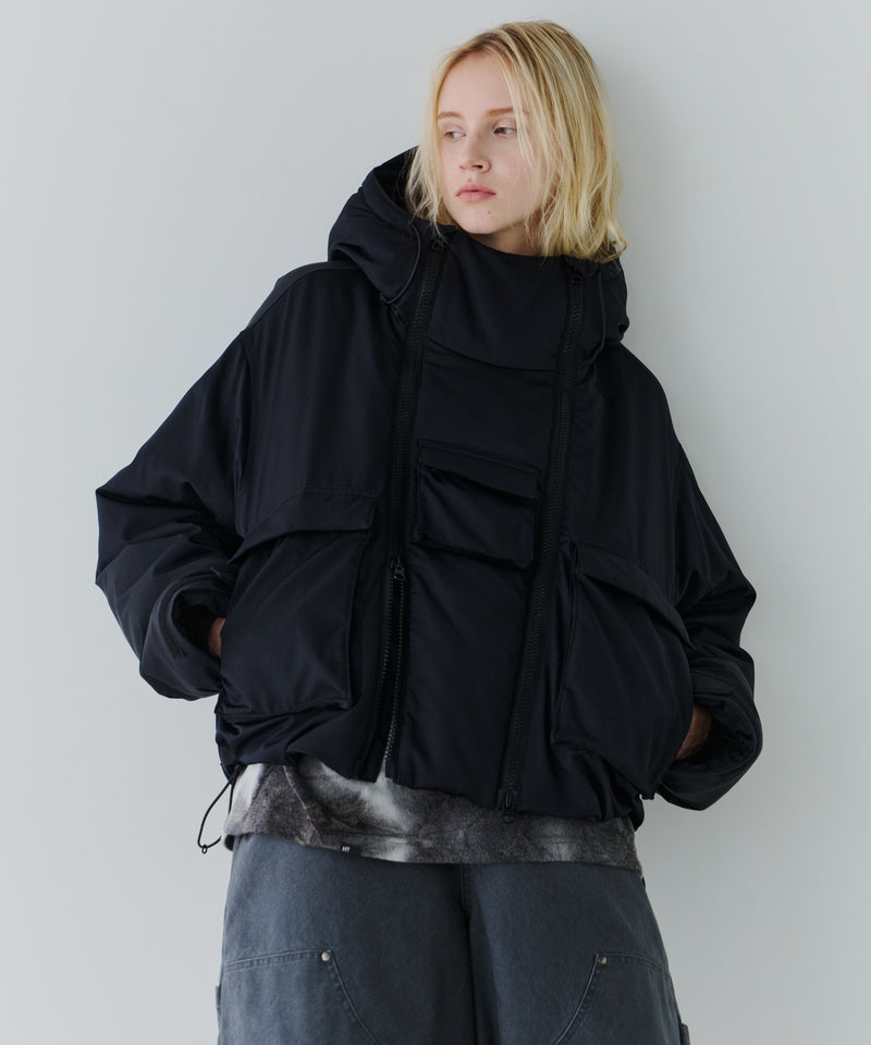 AIVER イリディセントパファーブルゾン