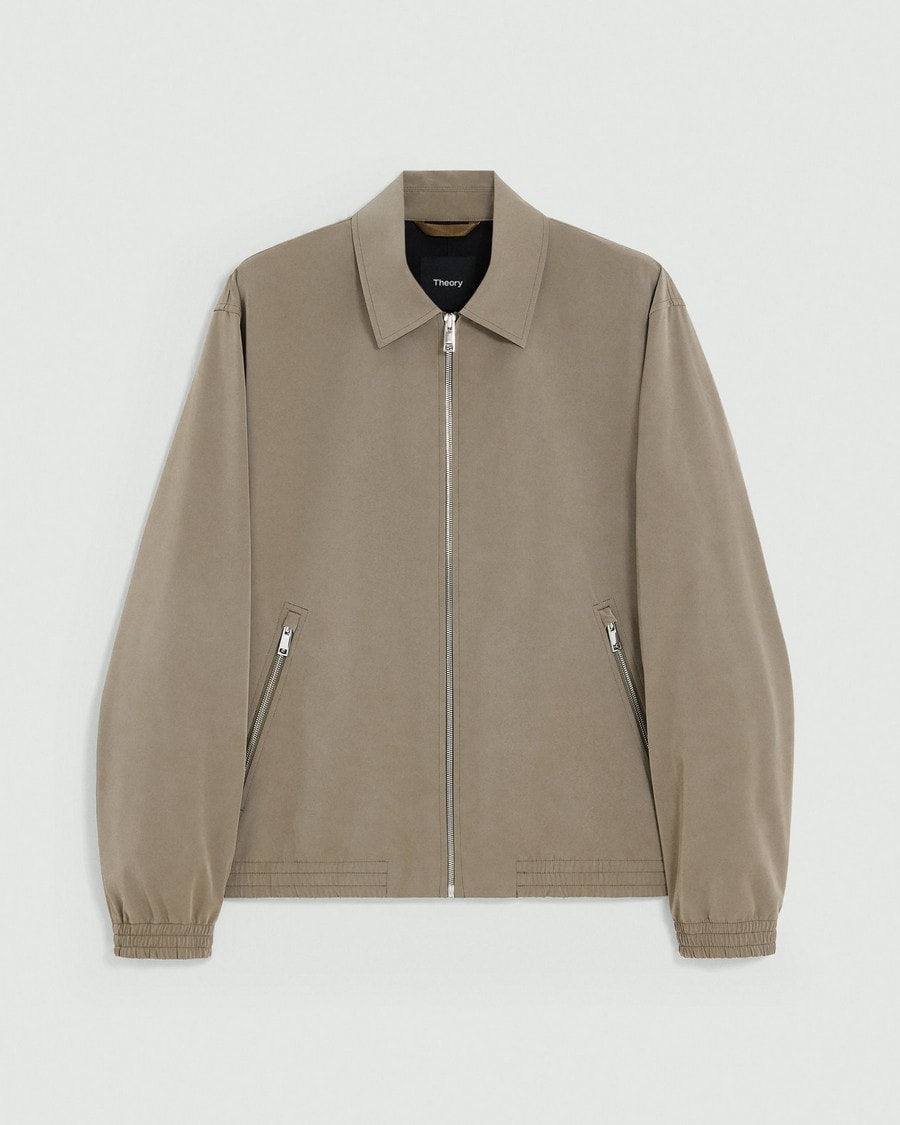 Foundation Twill Blouson Zip Jacket | Theory