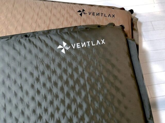 極上の寝心地！VENTLAXインフレーターマット8cmの厚さ【5cmマットと