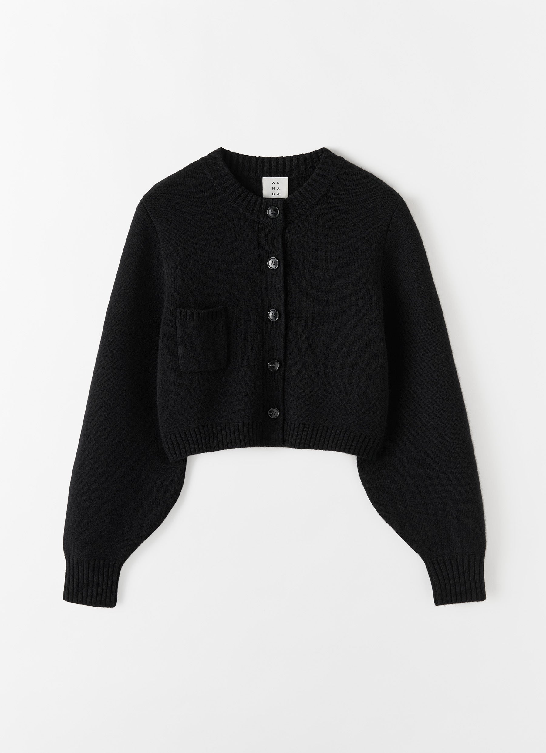 Zozo cardigan, black – ALMADA LABEL