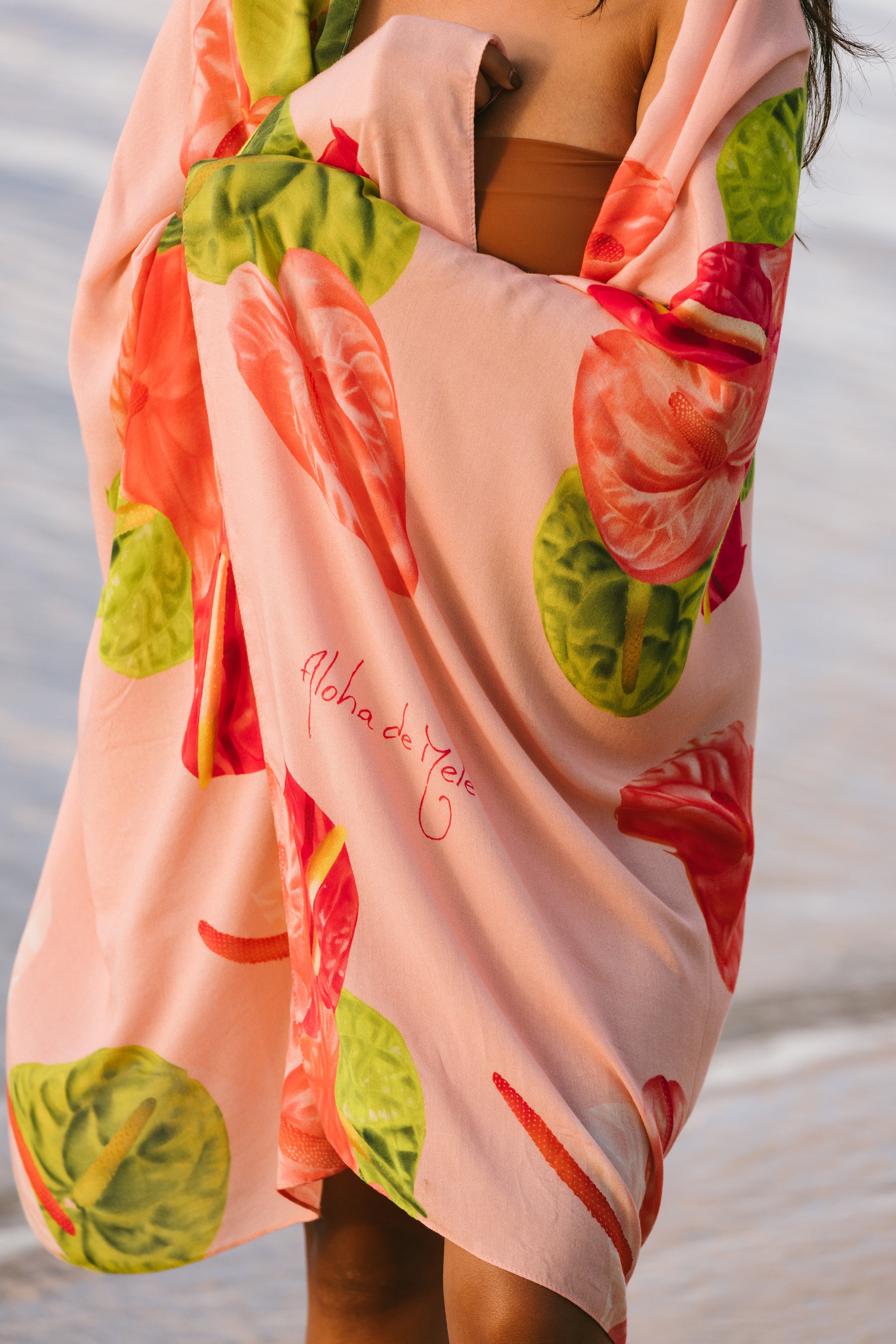 Pareo - Anthuriums | Aloha de Mele