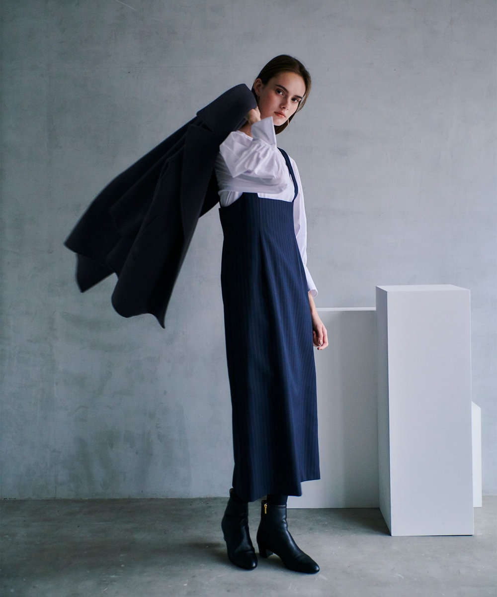 Uネックラインジャンパースカート|allureville OFFICIAL SITE / ONLINE