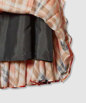 LISAチェックプリントプリーツスカート|allureville OFFICIAL SITE