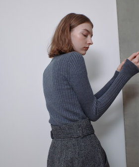 2WAYネックリブタートル|allureville OFFICIAL SITE / ONLINE SHOP