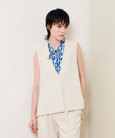 ダブルクロスドレープジレ|allureville OFFICIAL SITE / ONLINE SHOP