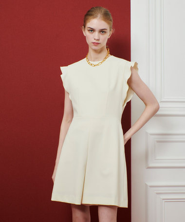 LOULOU WILLOUGHBY】ダブルクロスミニオールインワン|allureville