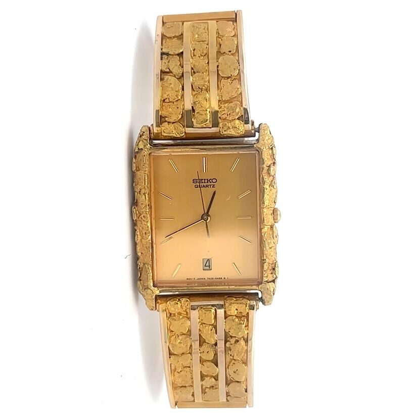 Seiko Gold Nugget Estate Watch - Alaska Mint