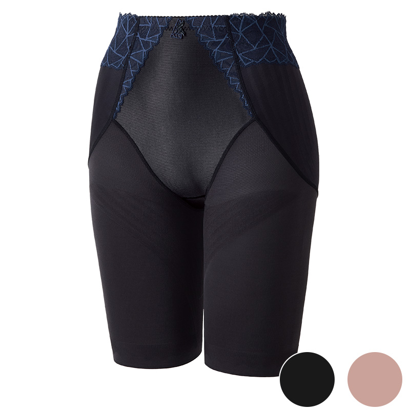 美品 マルコ MARUKO ロングガードル EL-76 黒 補正下着 ホーム