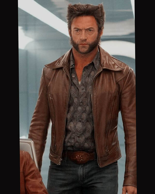 Wolverine Logan Brown Leather Jacket – AlexGear