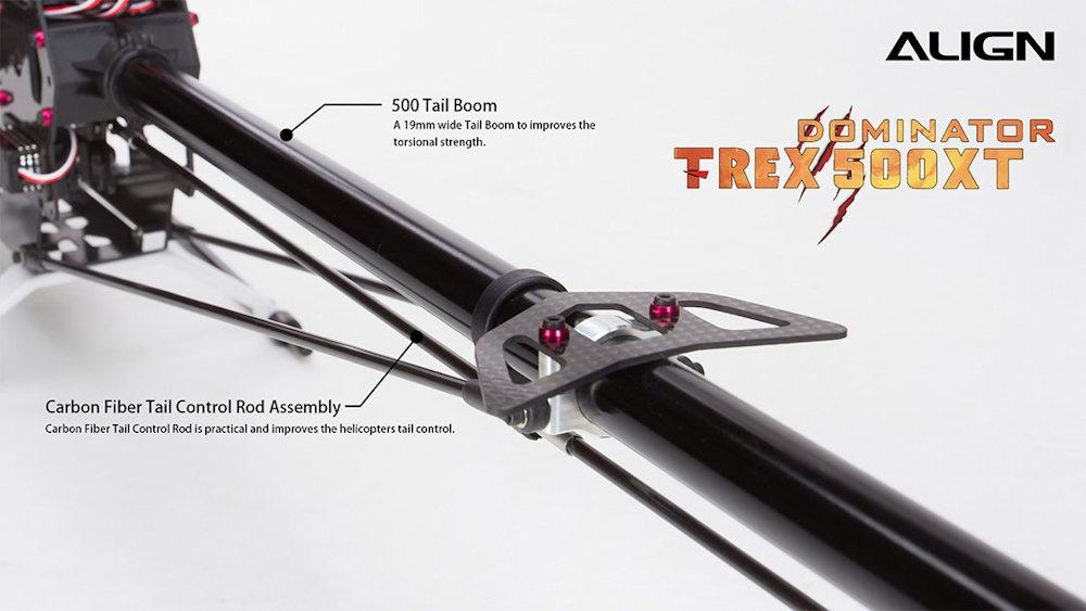 Align T-REX 500X Dominator Top Combo Torque Tube RH50E22 RC Helicopter