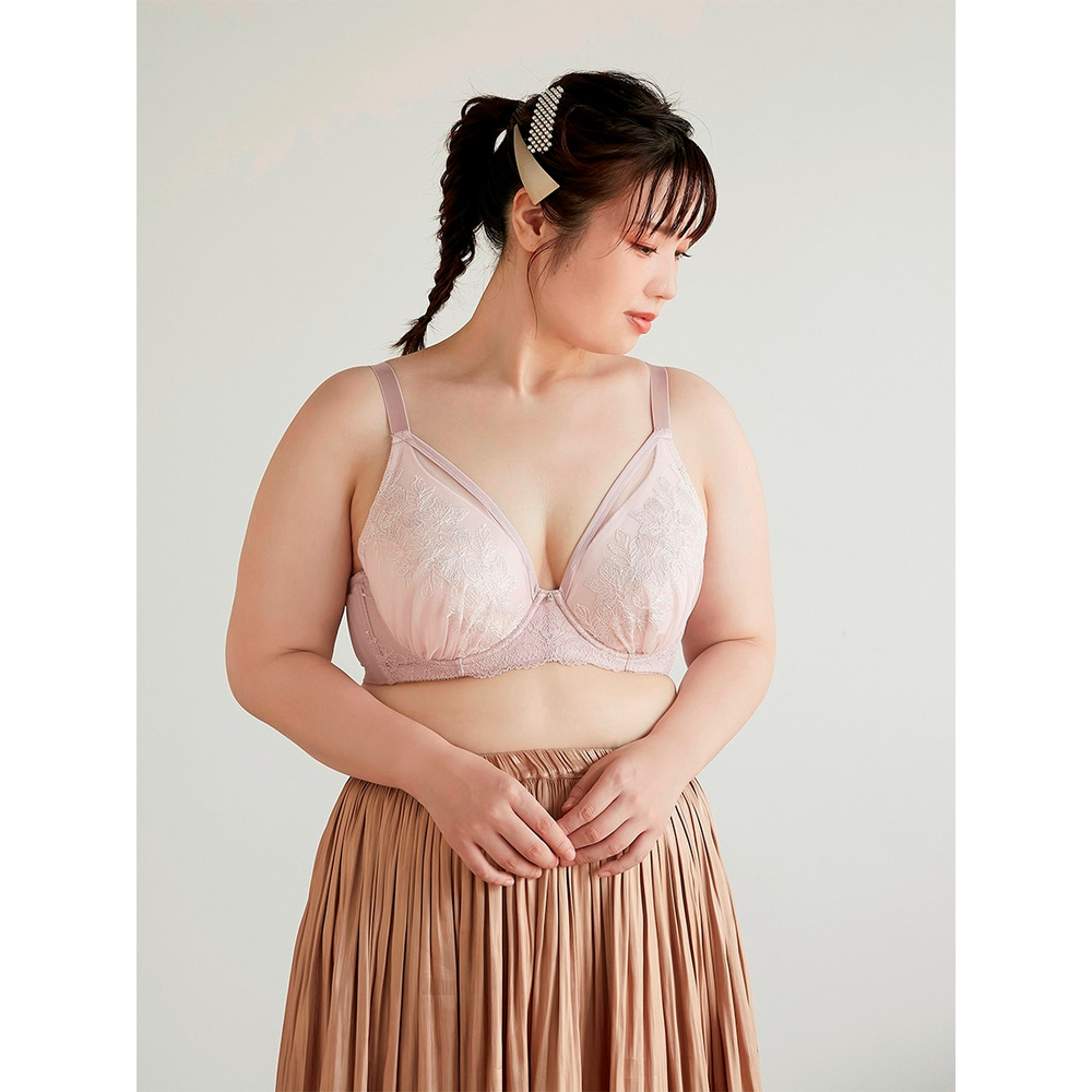 E85～H105】しっかりホールド・美胸キーパー3/4カップブラ 90420