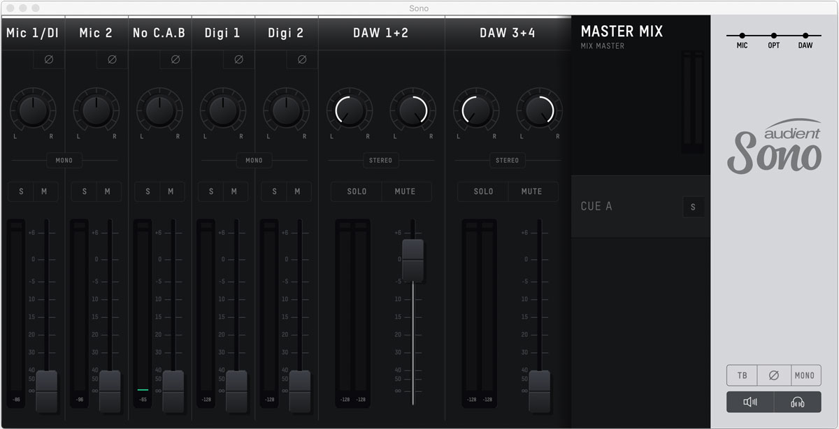 AUDIENT | Sono | USB オーディオ・インターフェイス | 製品情報