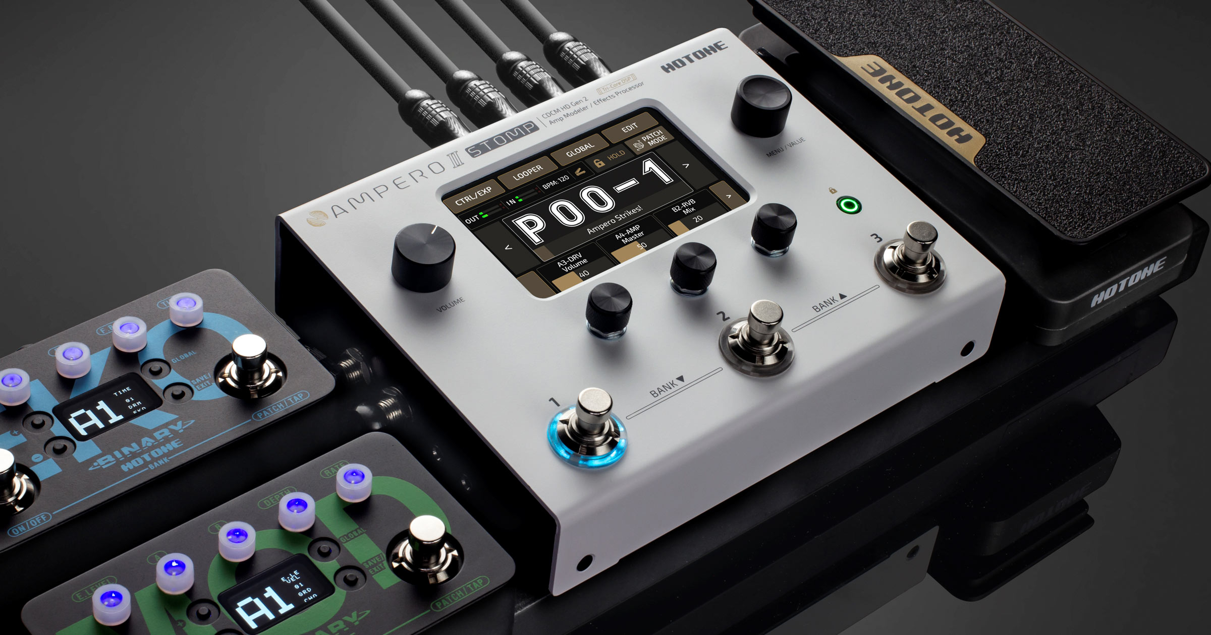 HOTONE | AMPERO Ⅱ STOMP | マルチ・エフェクター | 製品情報