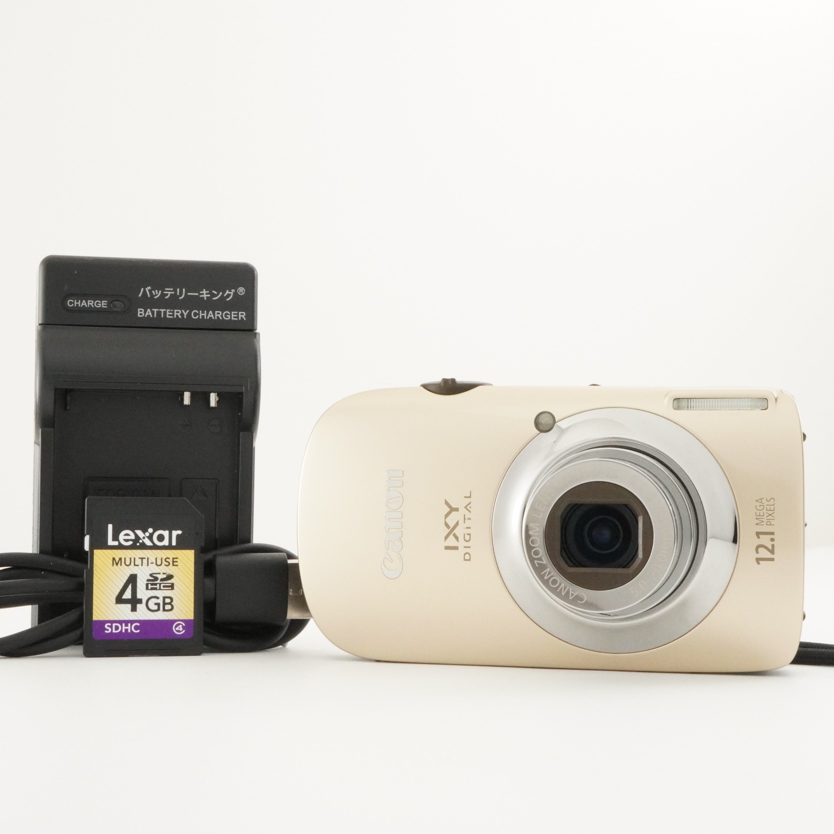 Canon IXY DIGITAL 510 IS Gold With 4GB SDHC Card Digital Camera