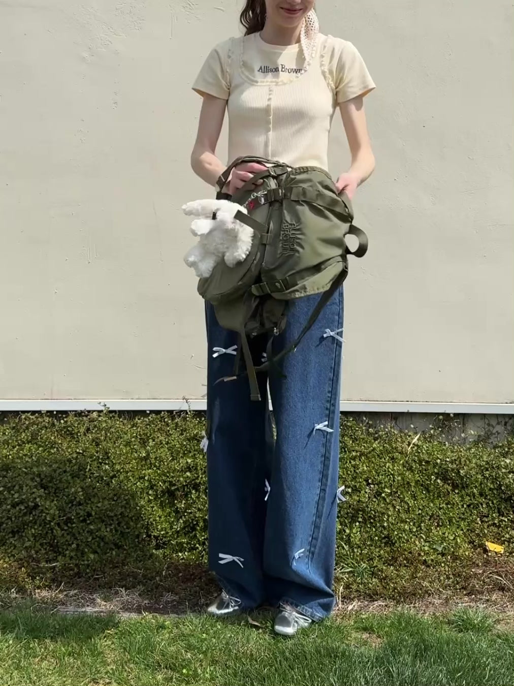 Petit Ribbon Loose Jeans – ALLISON BROWN