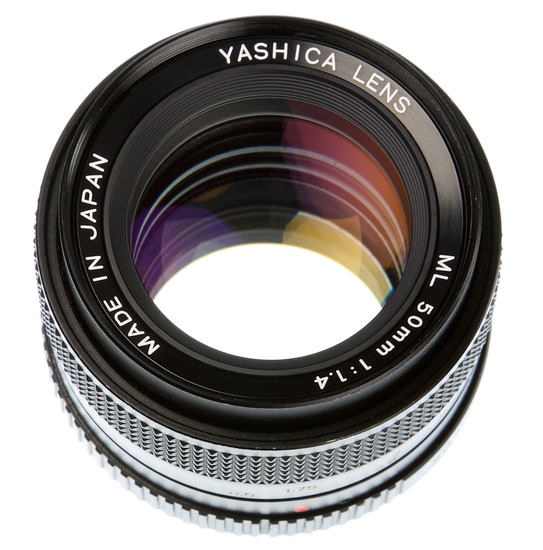 The Yashica ML 50 mm f/ 1.4 Lens. Specs. MTF Charts. User Reviews.