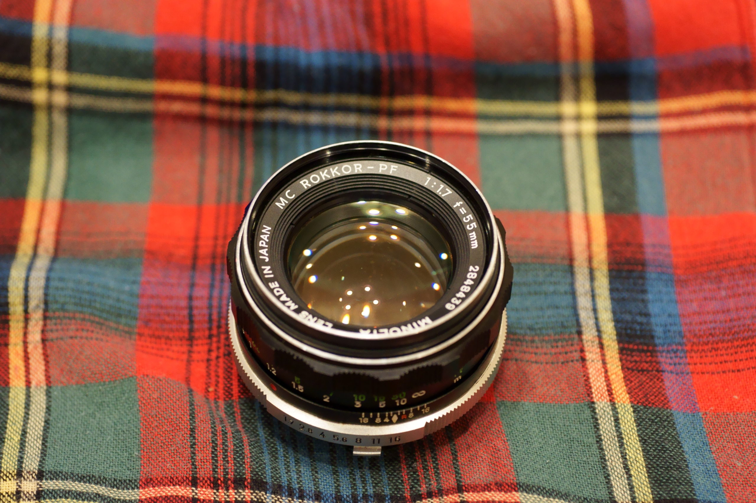 MINOLTA MC ROKKOR-PF 55mm F1.7の清掃 | Alpha85のブログ