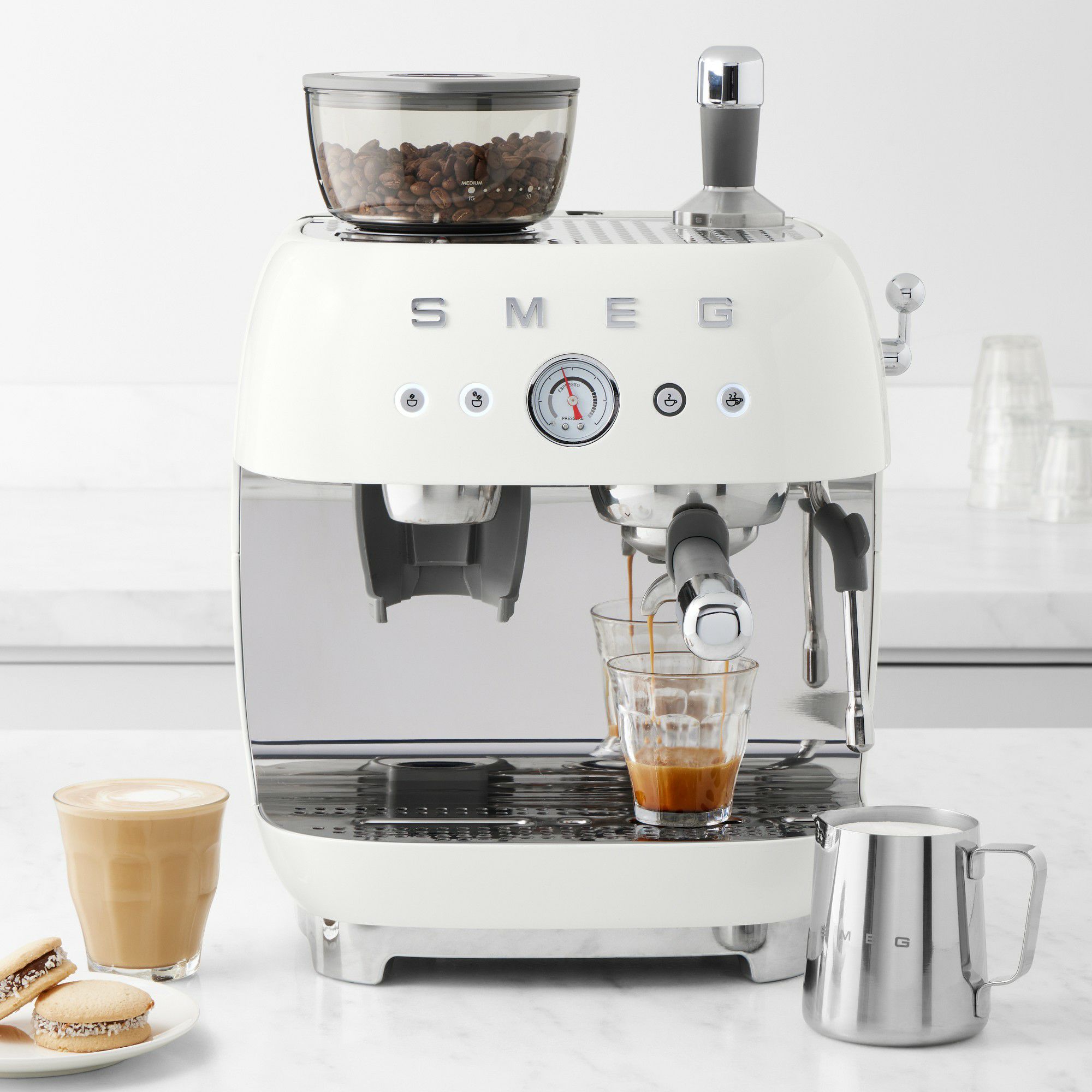 スメッグ エスプレッソマシン メーカー レトロスタイル Smeg Espresso