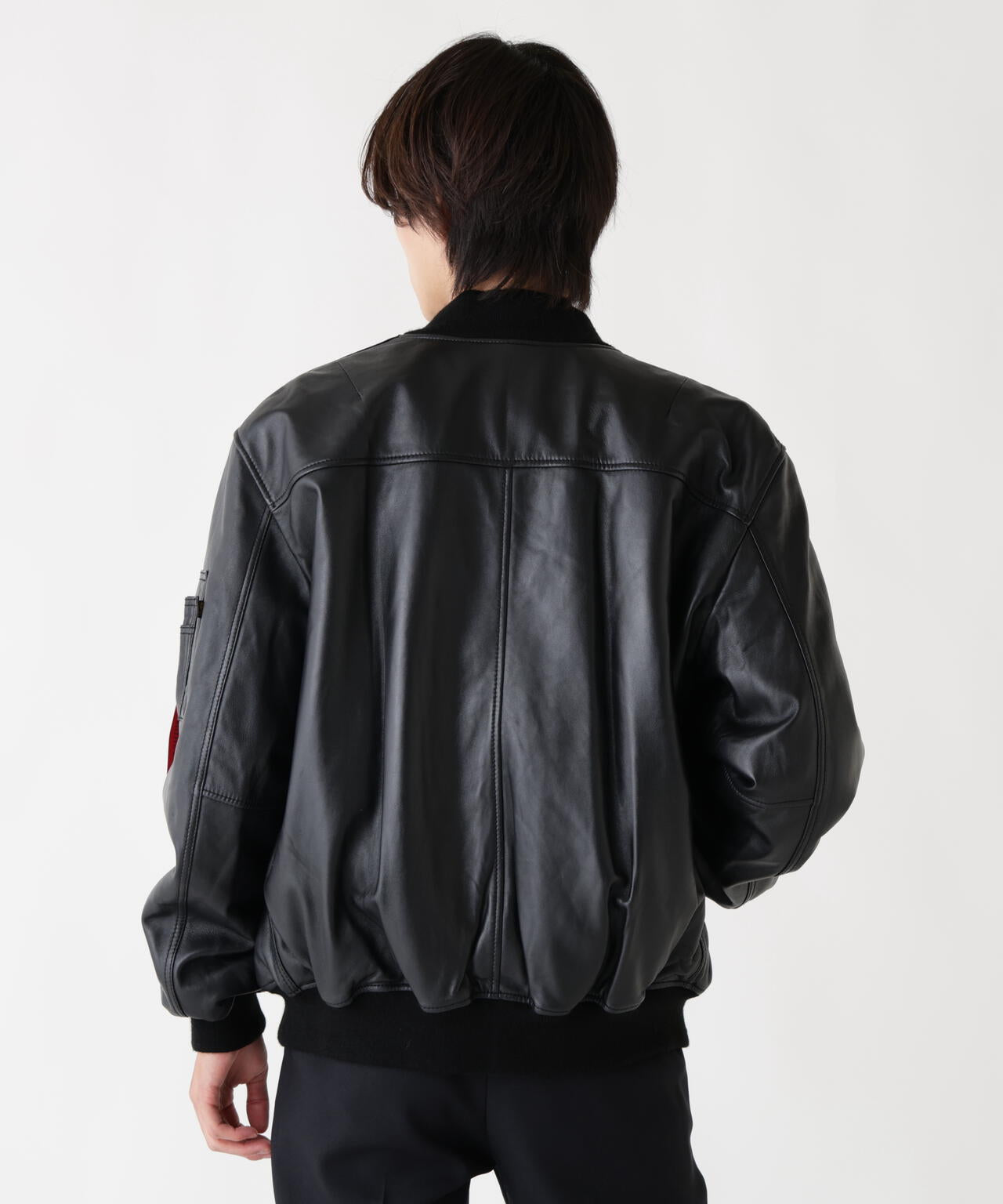 LEATHER MA-1 FLIGHT JACKET ｜アルファ インダストリーズ