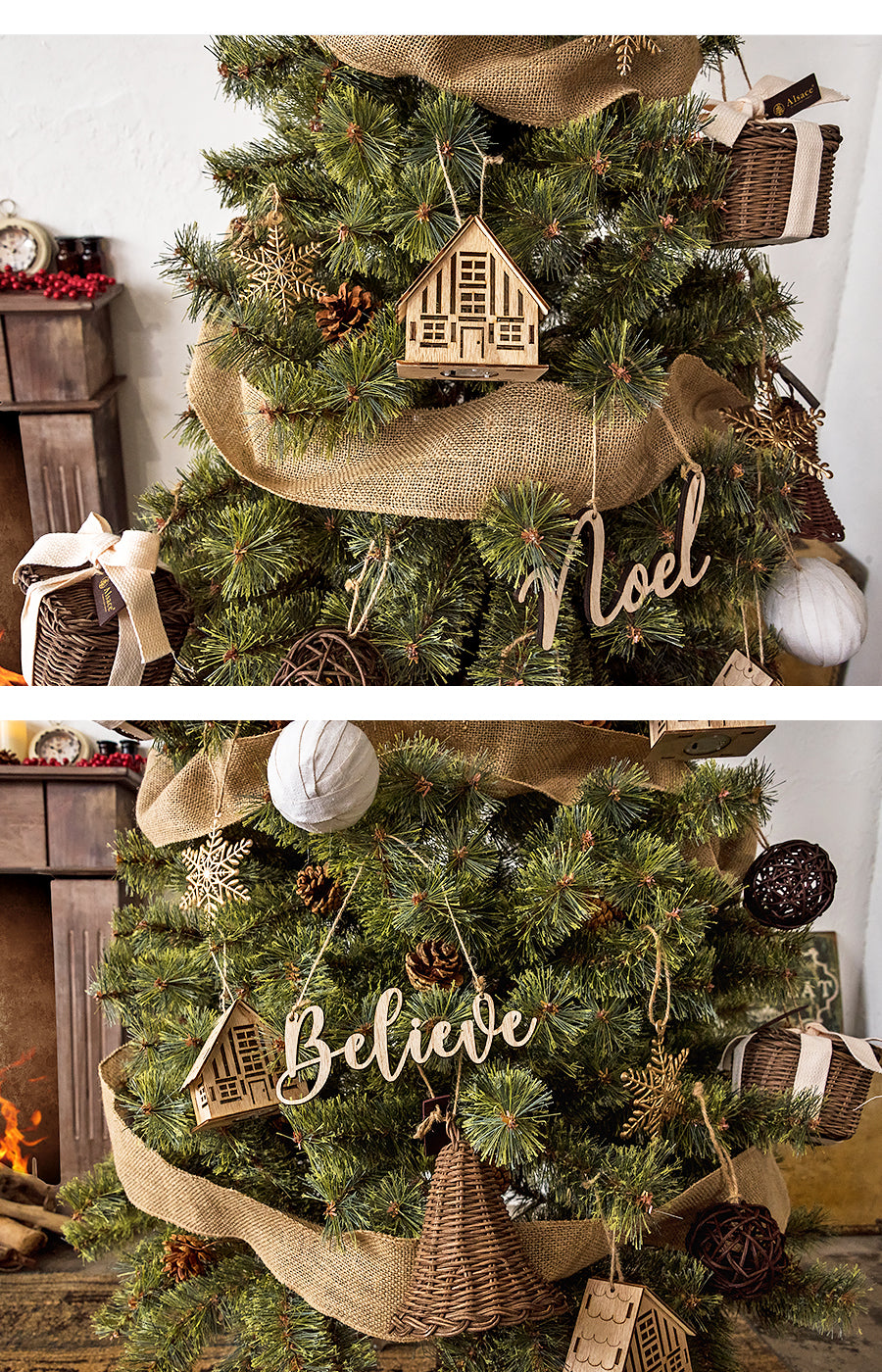 Alsace 150cm クリスマスツリー 松ぼっくり付き 150cm アルザス