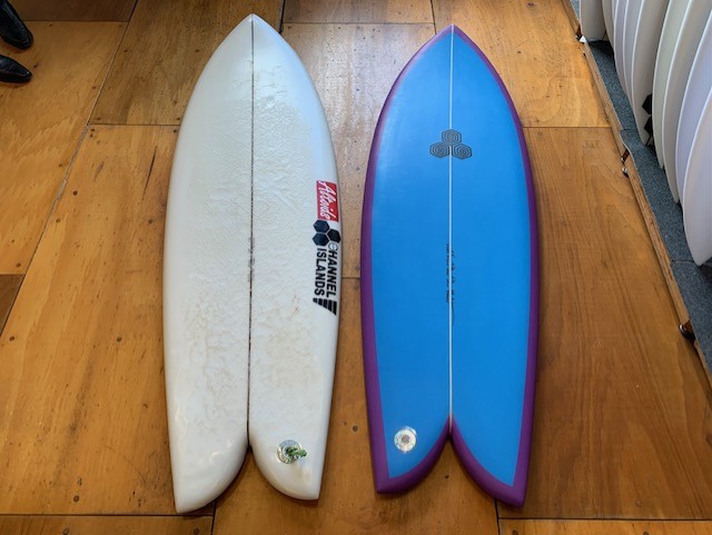 NEWボード【FEB'S FSIH】と 選択サイズ | サーフィンスクール 千葉市