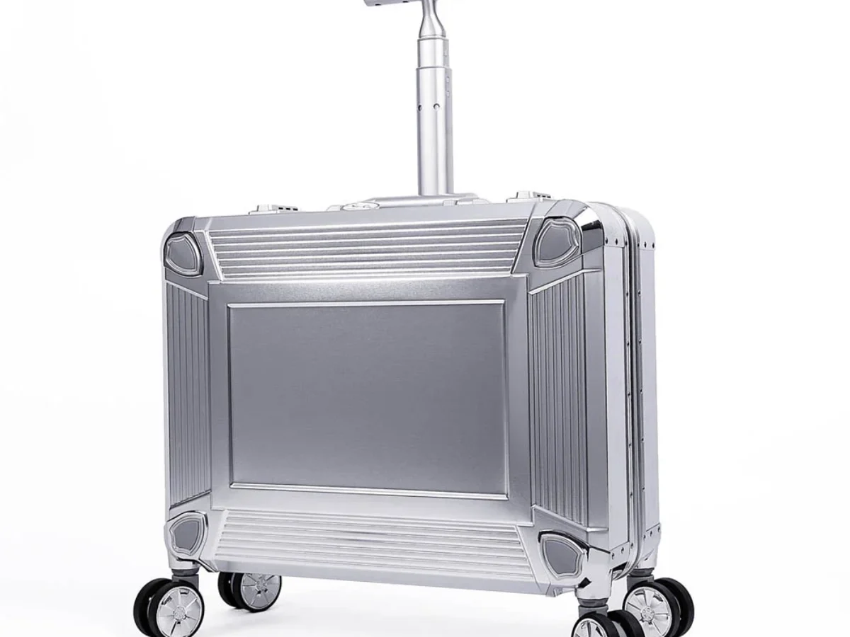 Aluvox YCT-006 シルバーアルミ機内持ち込み手荷物 T字型ハンドル