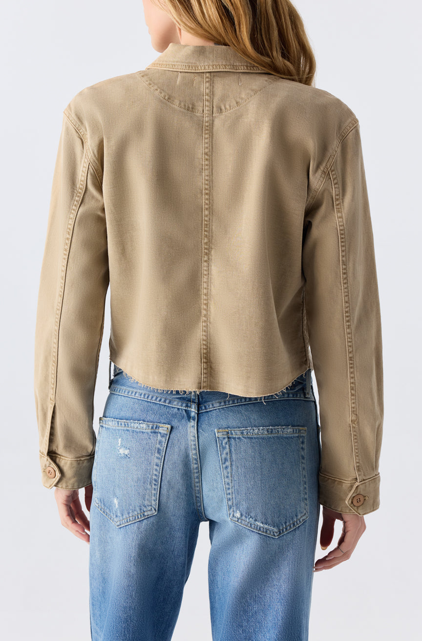 AMO Denim| Carly Jacket in Khaki – A M O