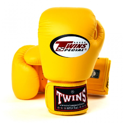 Twins キック ボクシンググローブ 14オンス イエロー 黄色の個人輸入