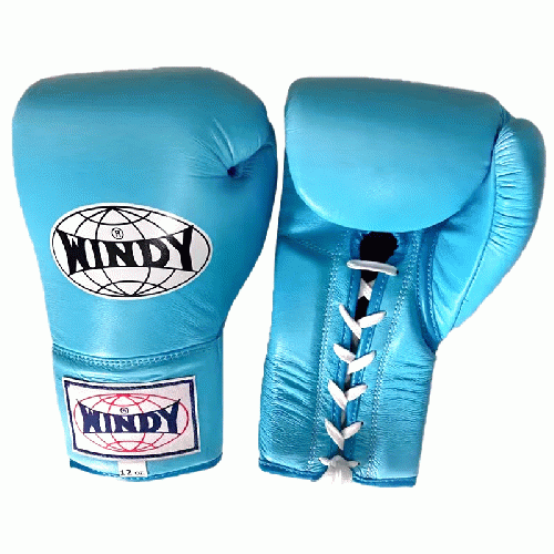 WINDY ウィンディ ひも式 ロープタイプ ボクシンググローブ 水色
