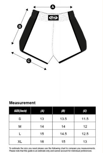 フェアテックス Fairtex キックパンツ ムエタイパンツ ショーツ BS1947