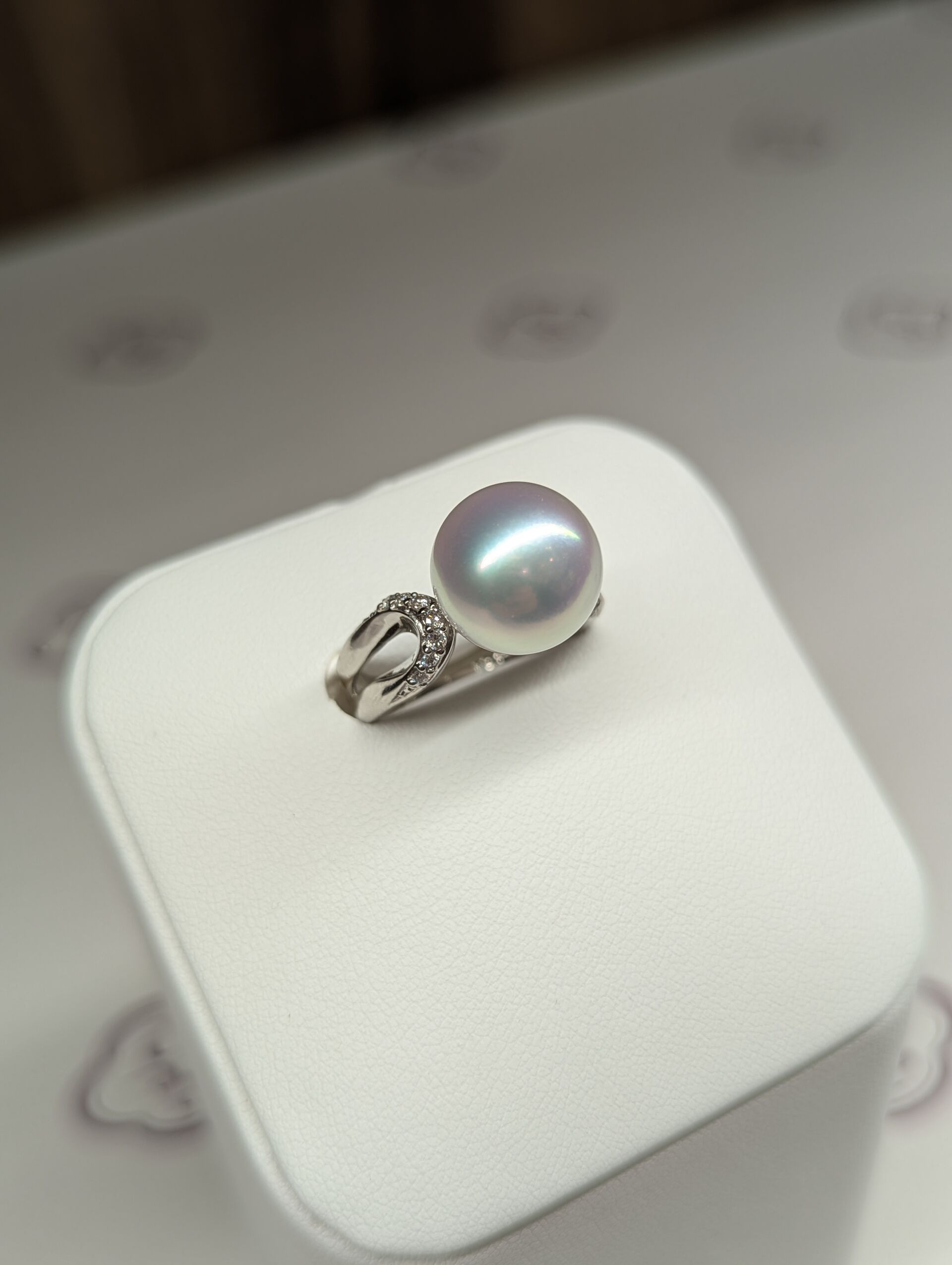 白蝶真珠11ミリプラチナリング | 商品紹介 | 三重県伊勢の真珠なら天埜真珠