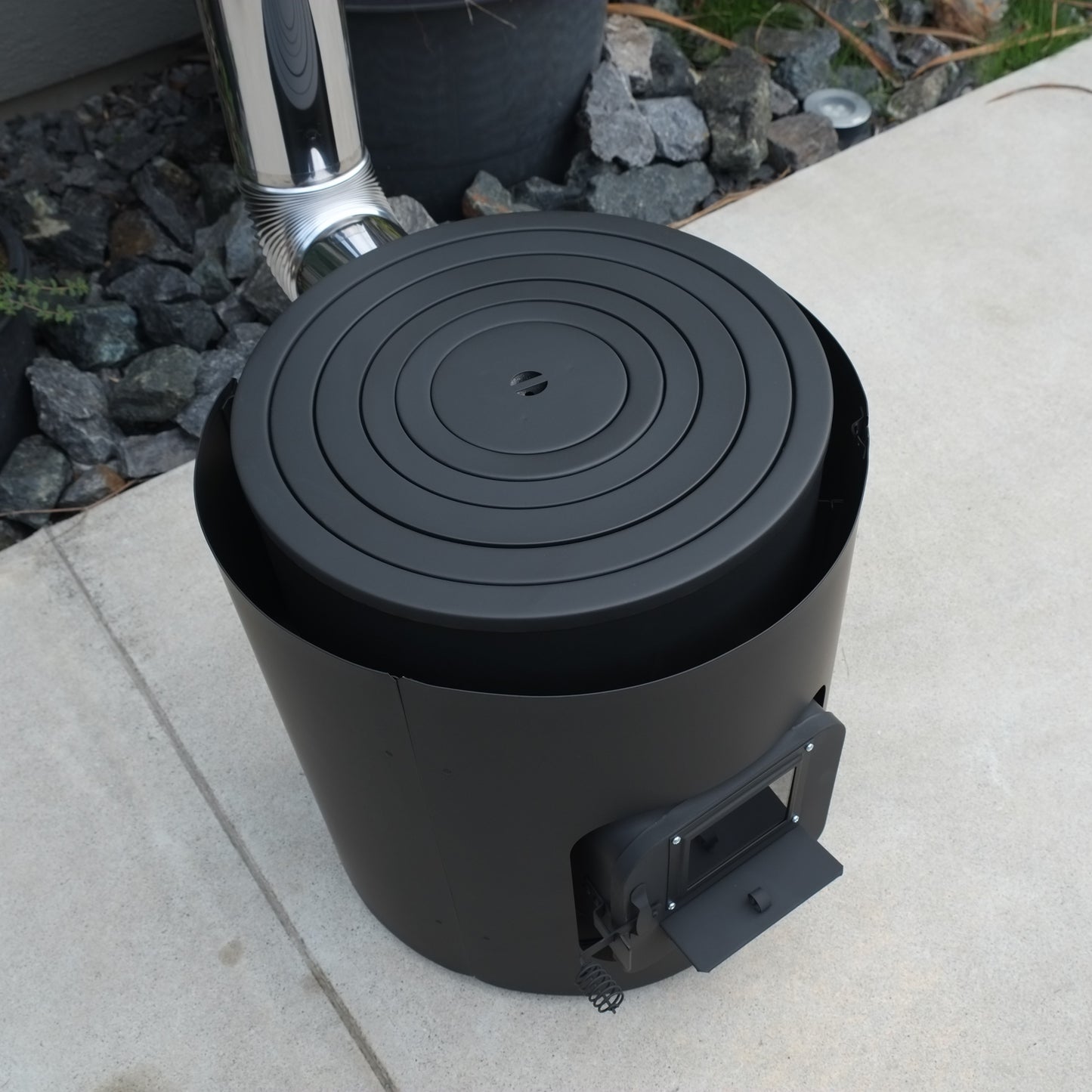 薪ストーブA-41専用遮熱板（鉄製耐熱塗装）BLACK – サウナ＆アウトドア