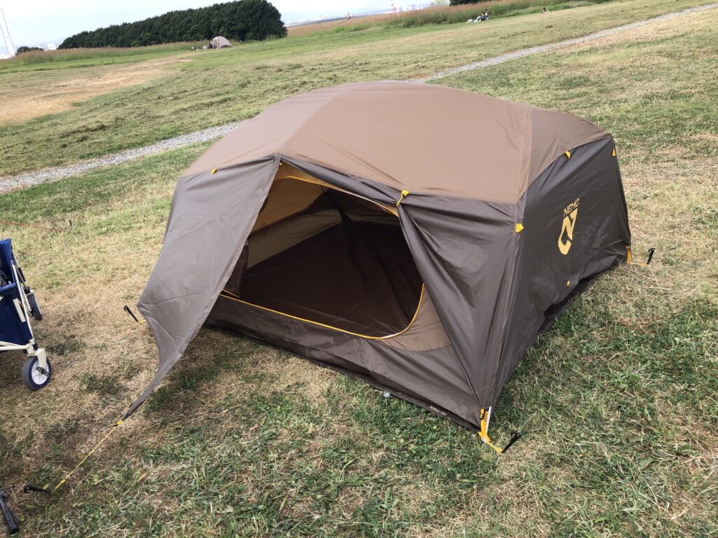 NEMO AURORA STORM 3P／ニーモ オーロラストーム3P の試し張り - AMEMO