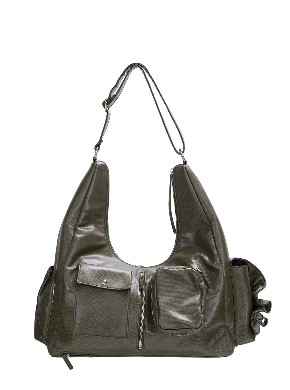 CELINEマカダム絵ブラゾン刻印ボストンバッグ