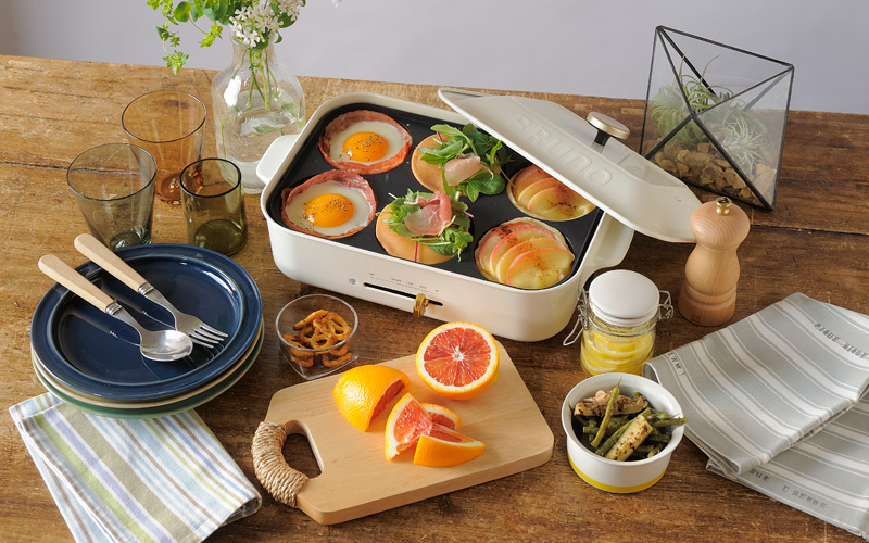 BRUNO（ブルーノ） コンパクトホットプレート ホワイト | Aming