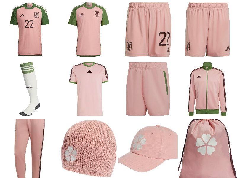 アディダス、桜や桜餅など日本文化から着想を得た「サッカー日本代表