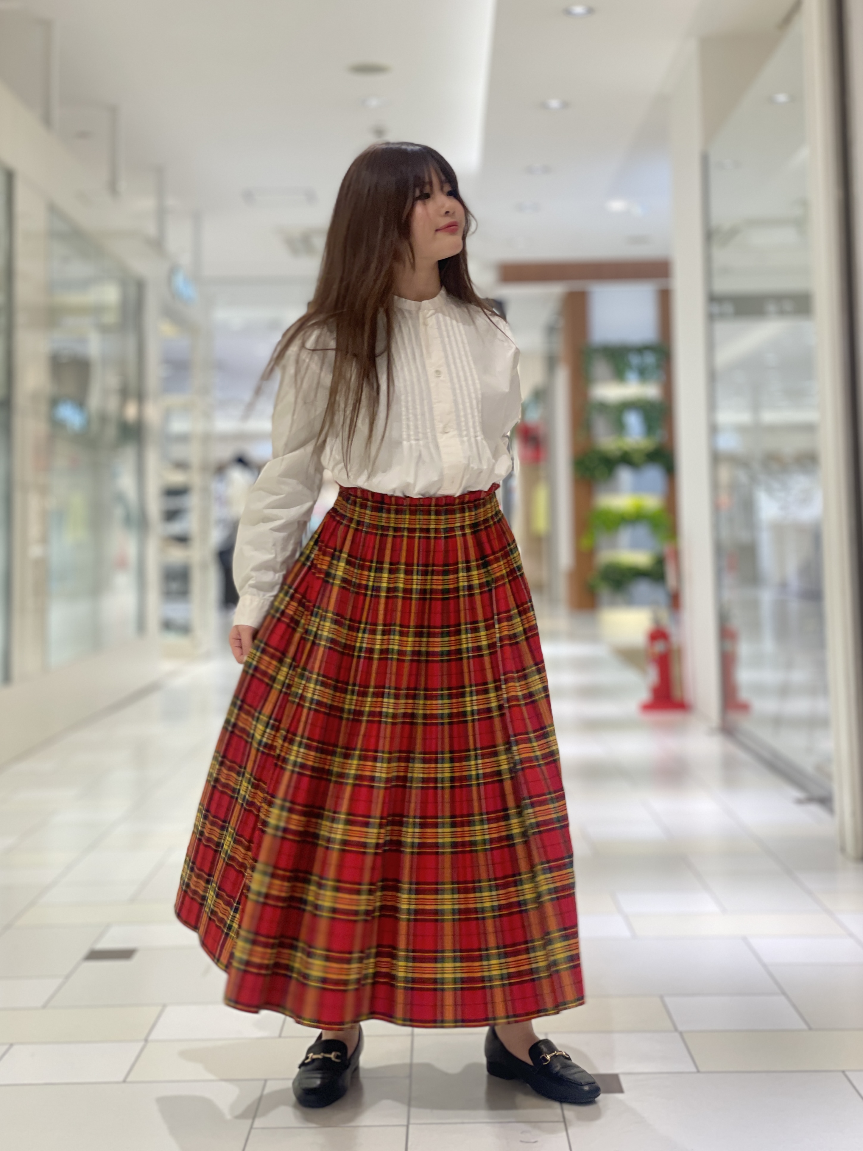 J.sloane|大人かわいい！チェック柄消しプリーツスカート │grasol Le