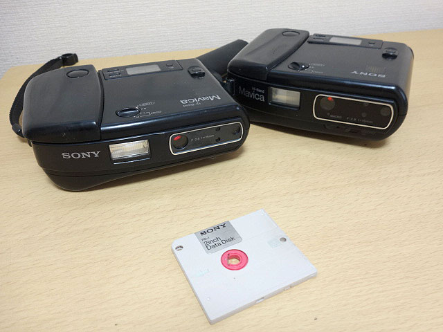 電子スチルカメラ マビカ MVC-C1 (Sony) 1988年64,000円 MVC-A10 1989