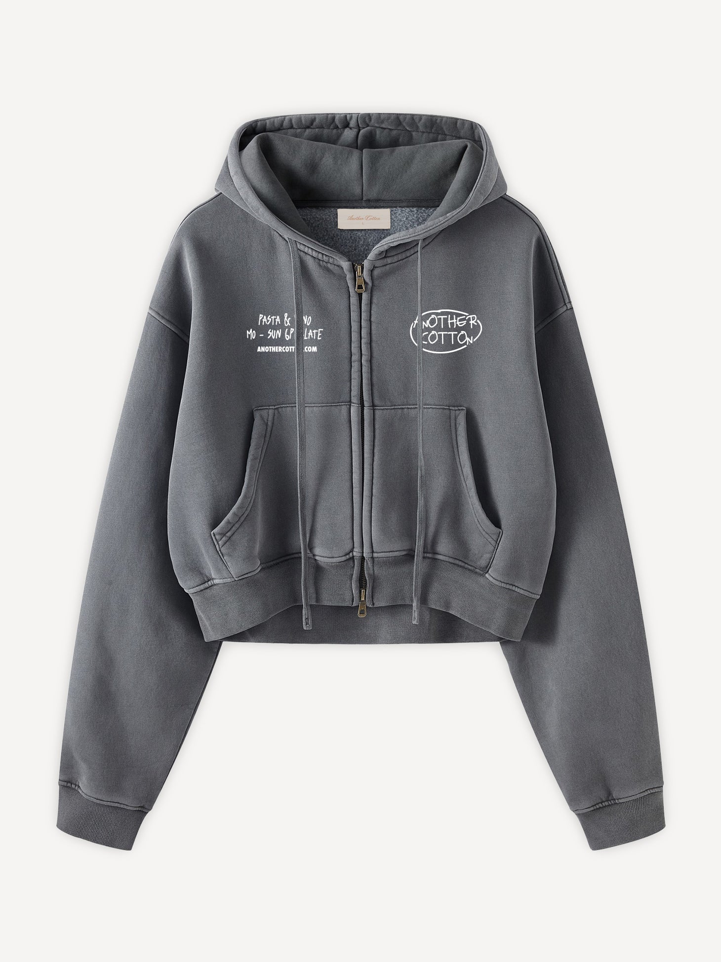 Pasta Night Cropped Zip Hoodie – AnotherCottonLab