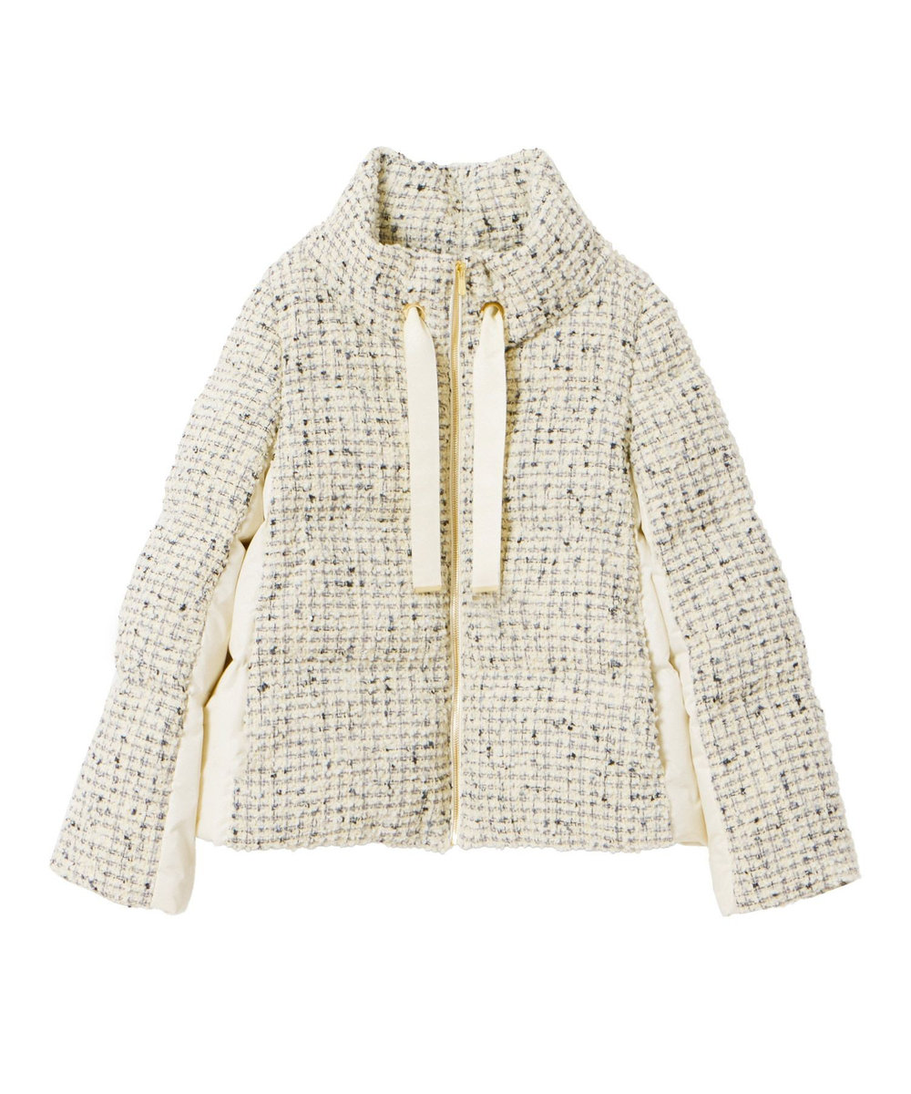 リングツイードスタンドダウンコート|ANAYI OFFICIAL ONLINE STORE