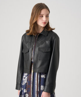 ラムレザーステンカラー ジャケット|ANAYI OFFICIAL ONLINE STORE