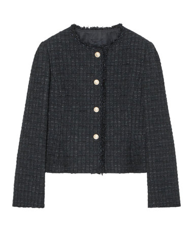 Eternal Line 2025】ミックスツイードペプラム ジャケット|ANAYI