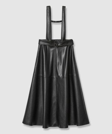 フェイクレザージャンパー スカート|ANAYI OFFICIAL ONLINE STORE