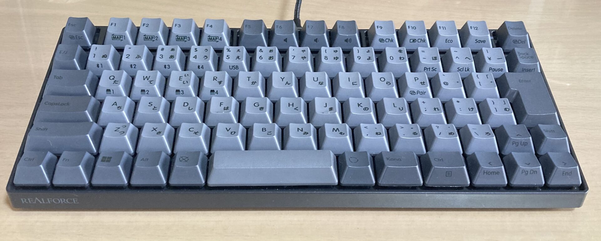 REALFORCE RC1 JIS配列 キー荷重45g 長期使用レビュー 仕事用有線接続